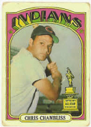 1972 Topps Baseball Cards      142     Chris Chambliss RC